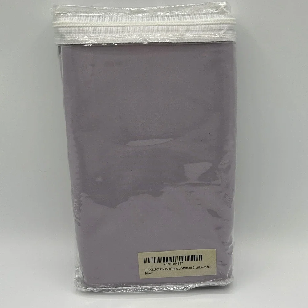 Danjor Linens Premium‎ 1500 Collection Standard Pillowcase Set Lavender NEW
